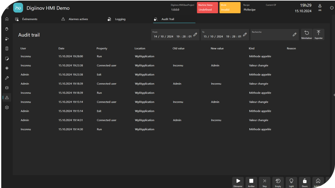 Digiinov Hmi Automation tab Image06